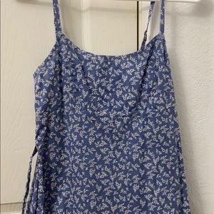 Brandy Melville Blue Floral Colleen Dress